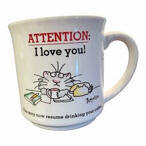 Sandra Boynton Attention: I love you! Ceramic Coffee Mug Japan